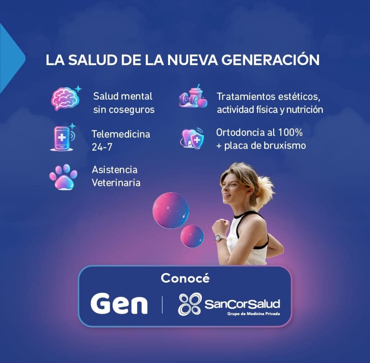 Pieza promocional de GEN W para personas de 18 a 45 años